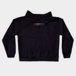 Pride hearts Kids Hoodie